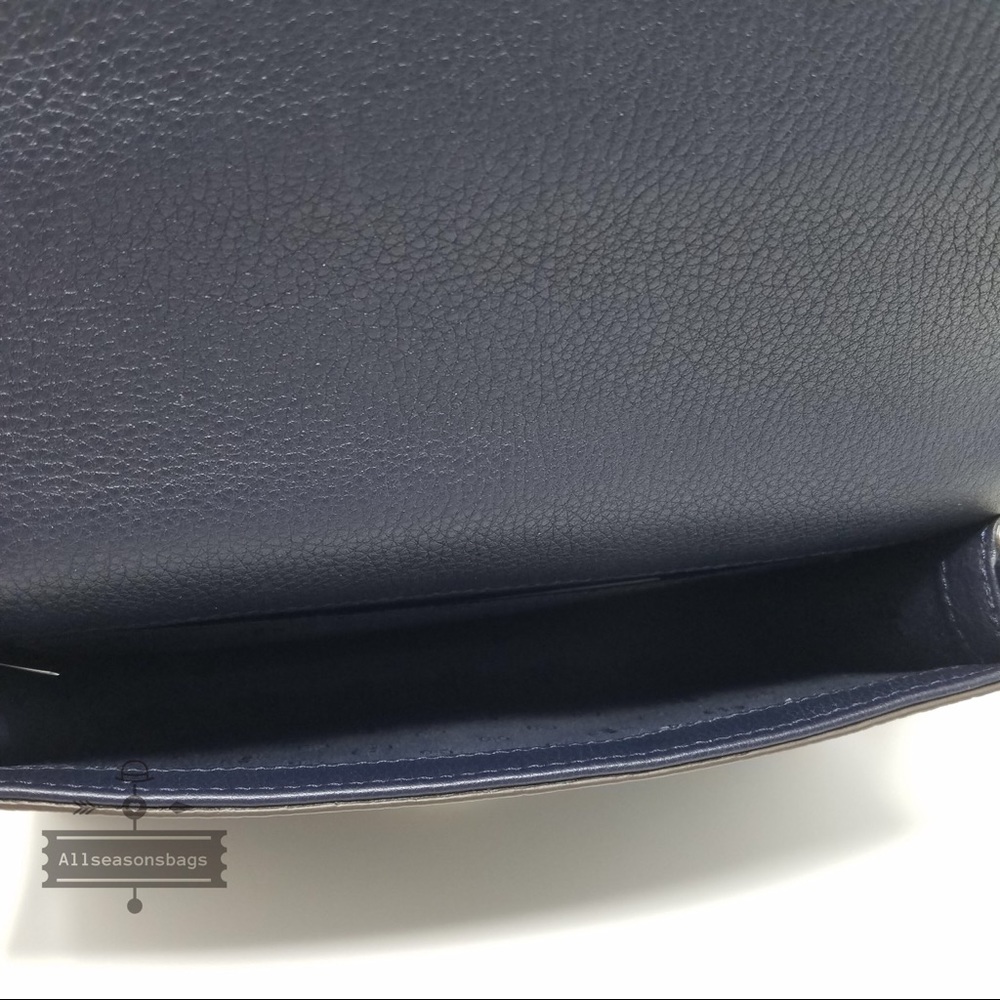 Tory Burch t Bombe SMALL crossbody navy BLUE bag - Picture 8 of 8